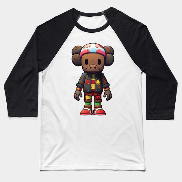 Hypebeast Kaws Figures Baseball T-Shirt by Nenok